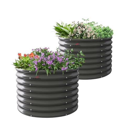 Quartz Grey Galvanized Raised Garden Beds I66007