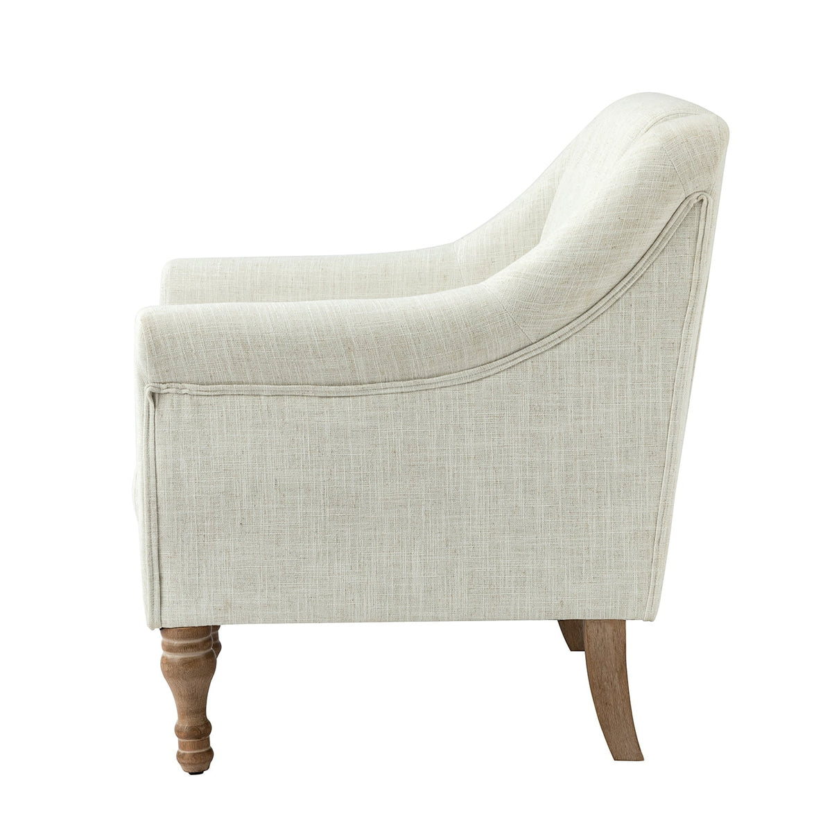 Set of 2 Tufted Wooden Armchair T2889