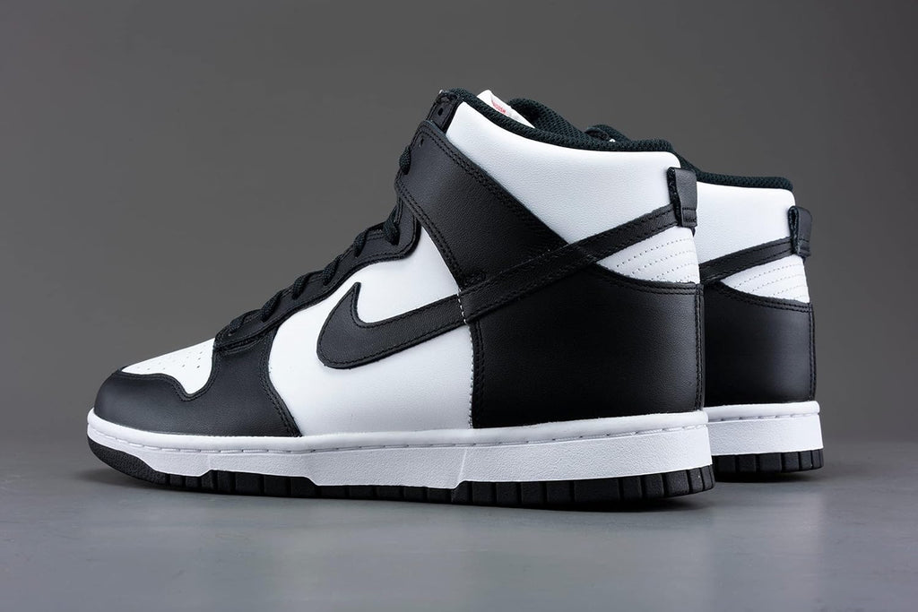 Black/White High Top Shoes Q169