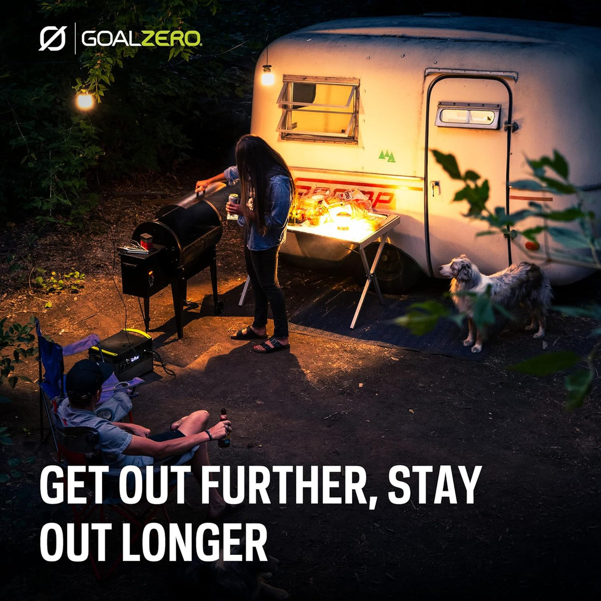 Portable Power Station, 1,000 W, Solar-Powered Generator K69997