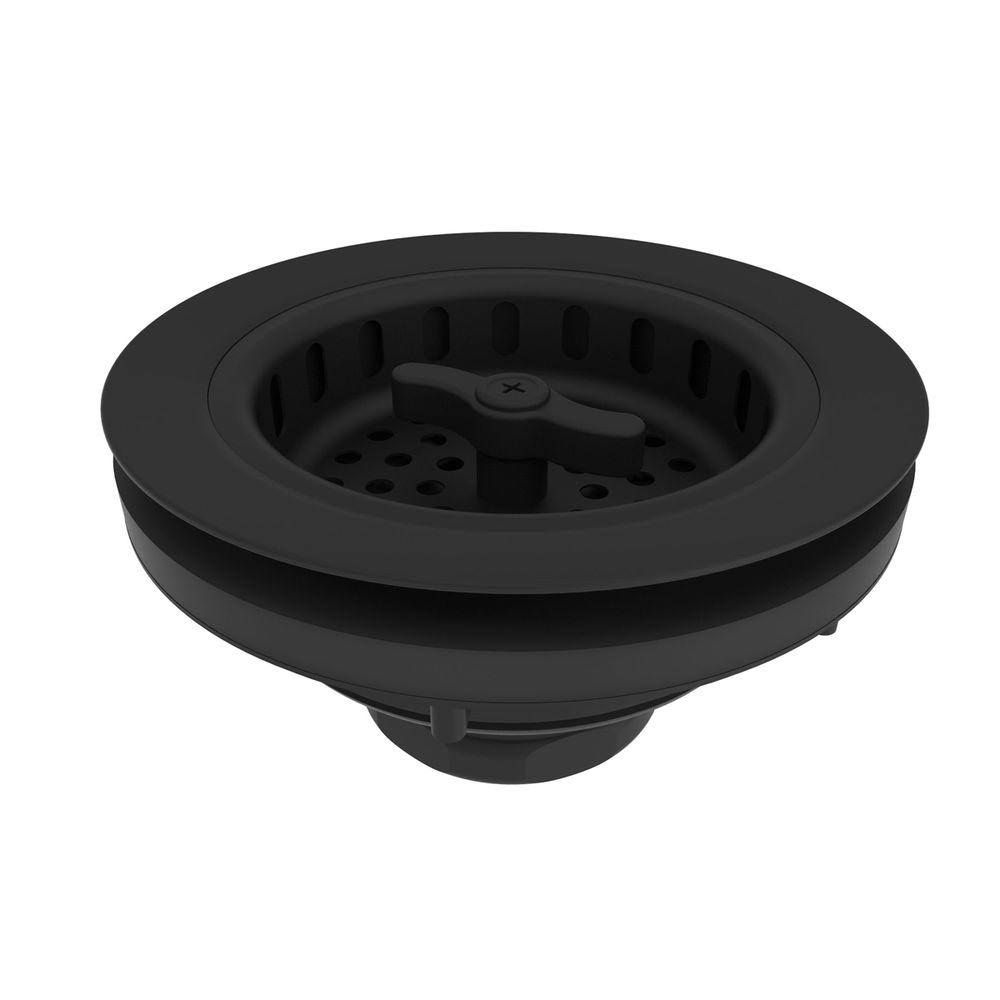 Flat Black Basket Strainer Set L9686
