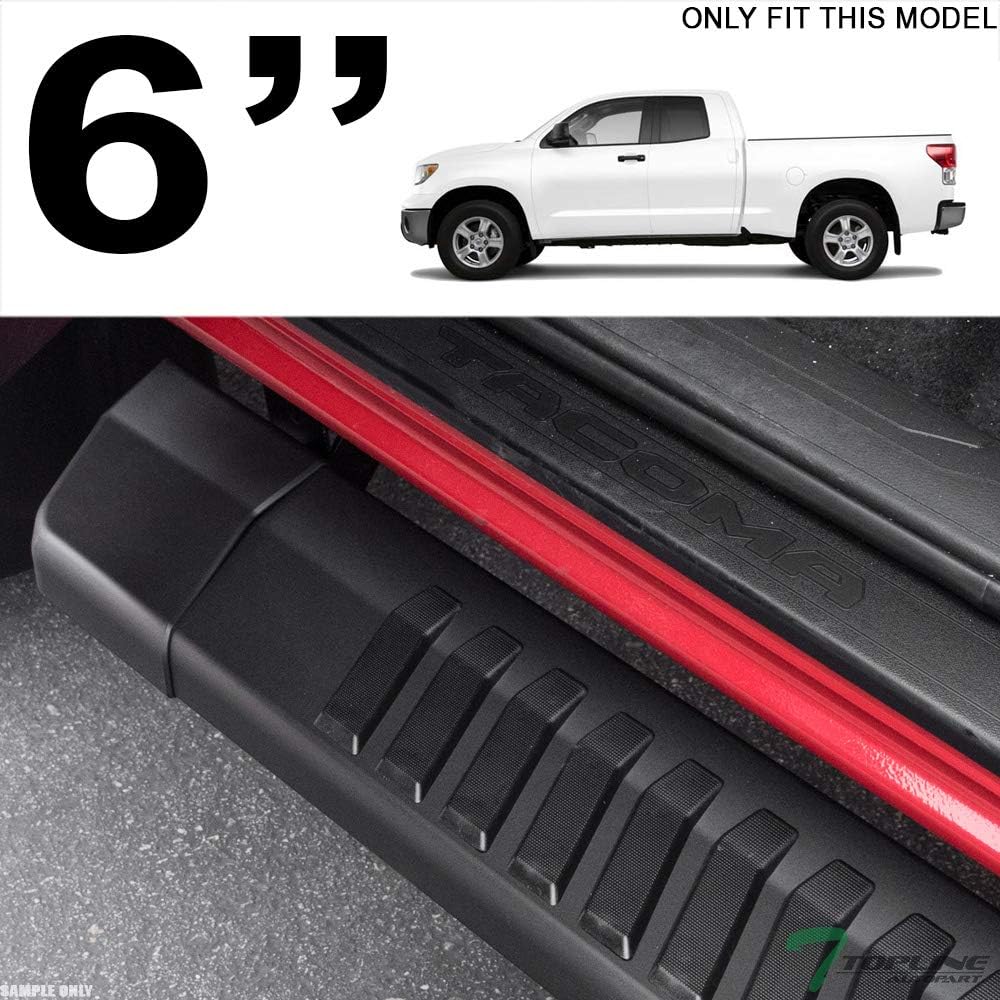 Matte Black Aluminum Side Step Rail Running Boards Q57684