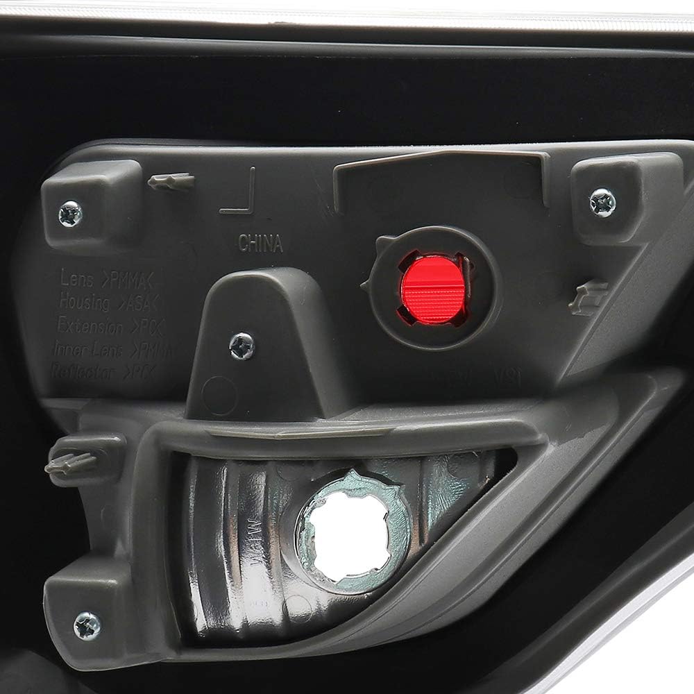 Tail Light Rear Taillight Assembly Compatible With Highlander 2014 2015 2016 Inner Right Passenger Side Pack of 2 Q707