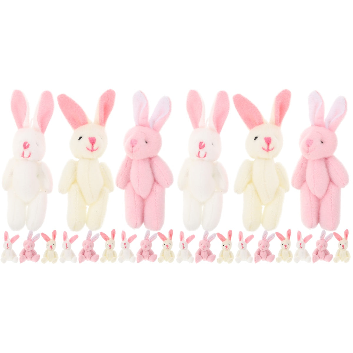 30 Pcs Mini Bunny Stuffed Animal Plush Toy R641