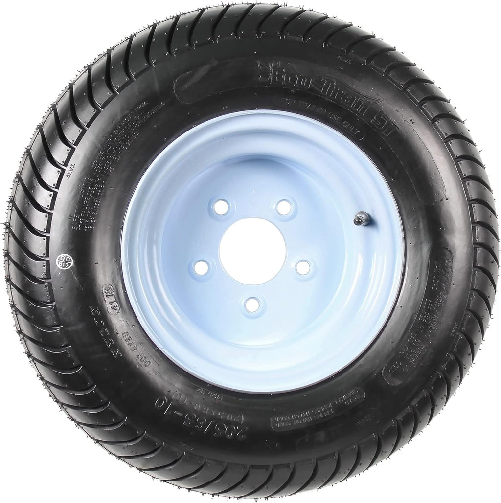 20.5X8.0-10 5 Lug Range E Trailer Tire On Rim Z57209