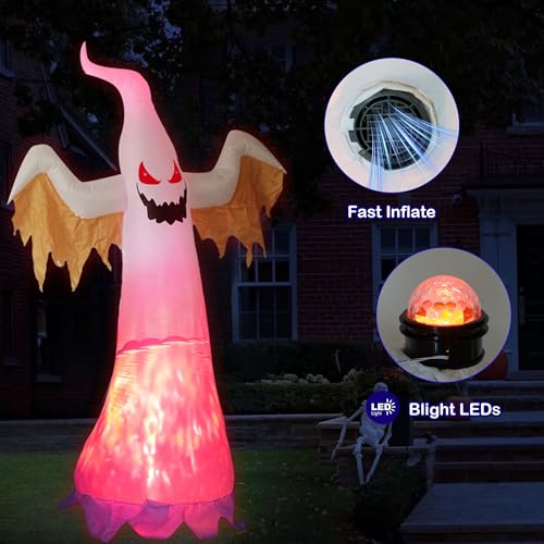 Clown Mask & Inflatable Halloween Decor F345848