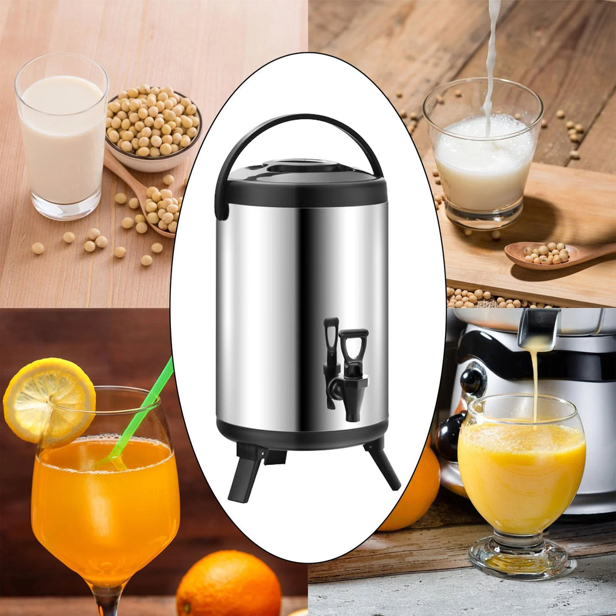 6L Stainless Steel Insulated Beverage Dispenser A732