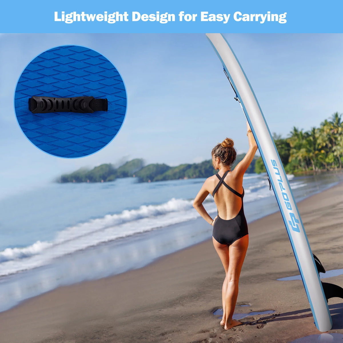 10' Inflatable Stand Up Paddle Board J51733