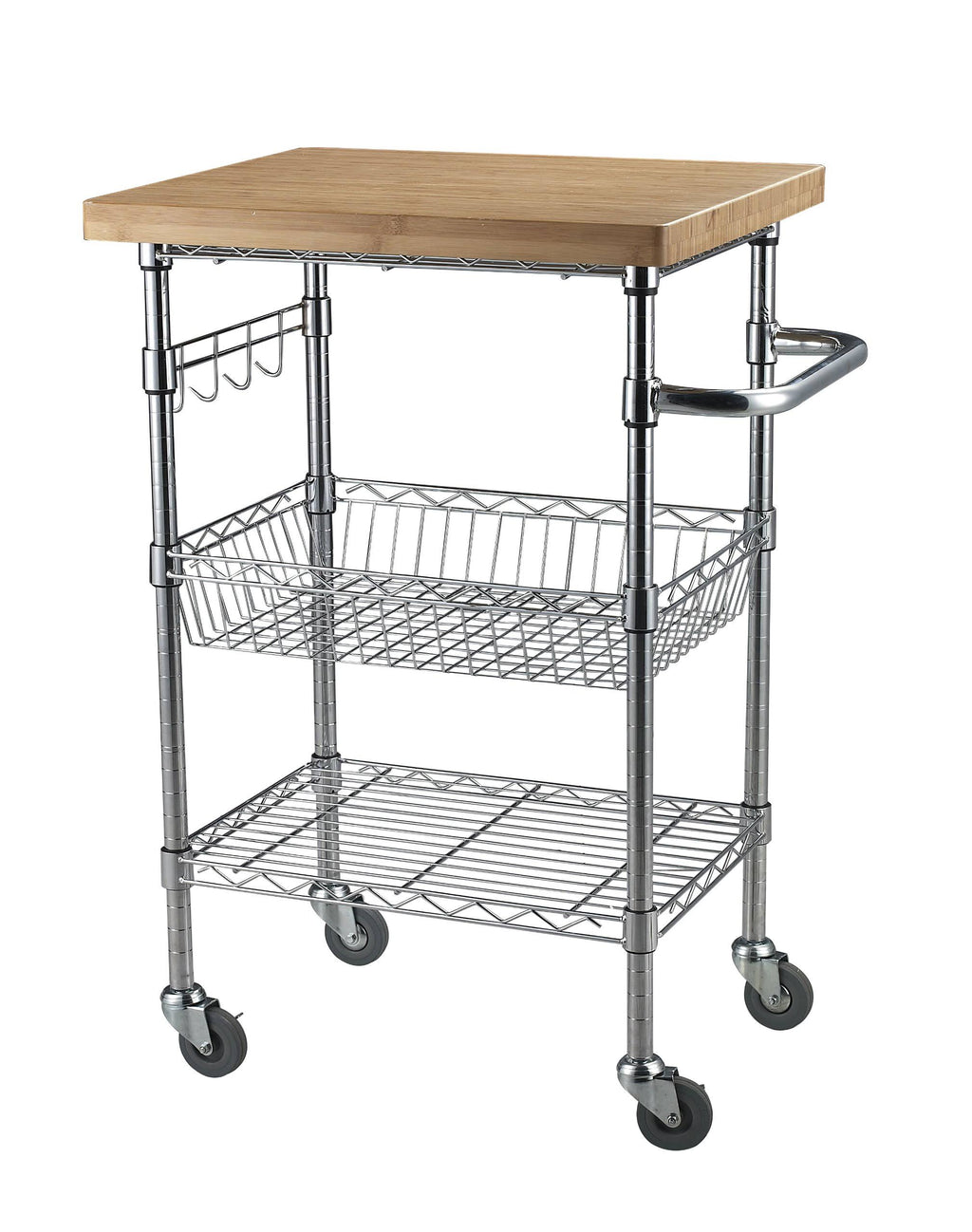 Bamboo Top Wire Cart S353