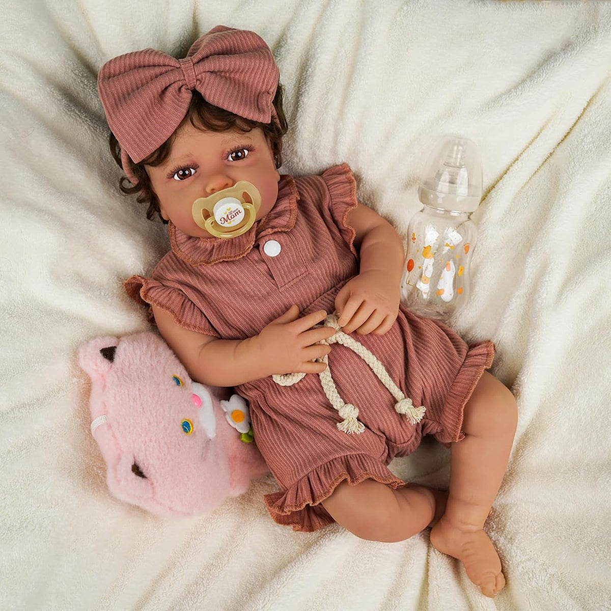20 Inch Realistic Reborn Baby Doll with Feeding Kit K8716