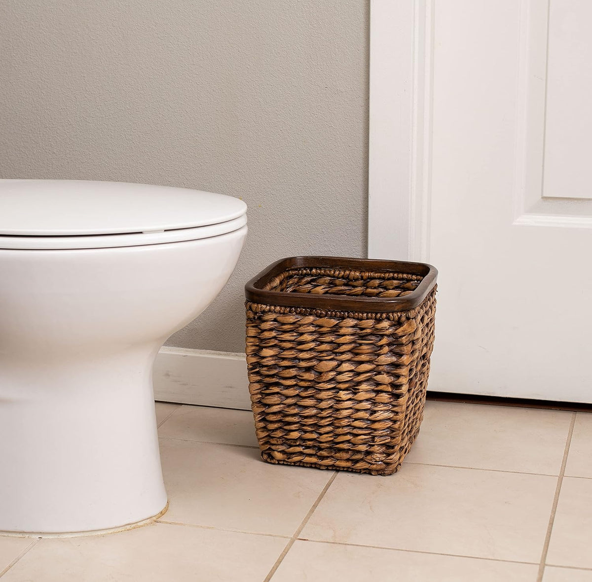 Seagrass Woven Wastebasket P866