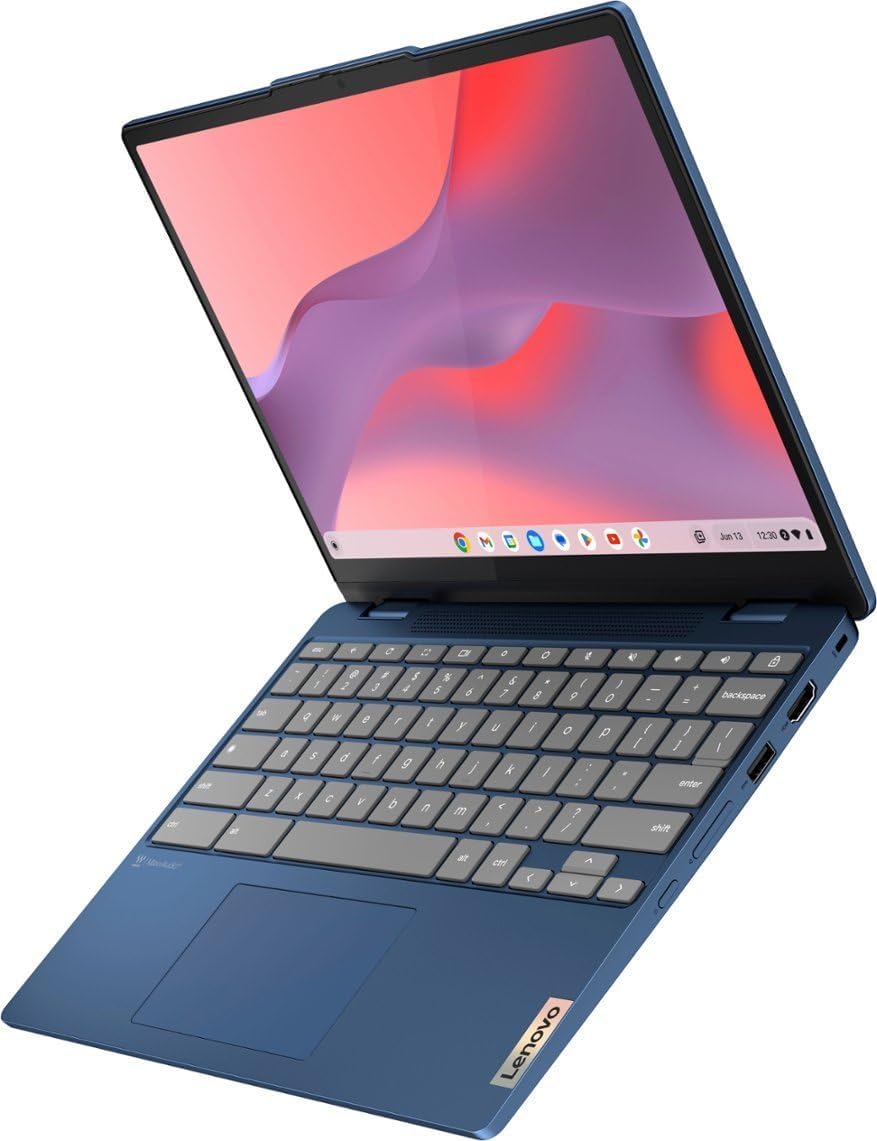 12.2" WUXGA Touch Screen Laptop, Intel Processor N100, 4GB Memory, 64GB eMMC Storage, Chrome OS, Abyss Blue U2969