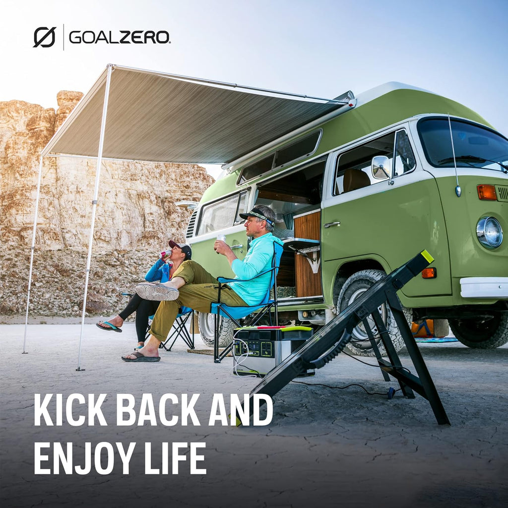 Portable Power Station, 1,000 W, Solar-Powered Generator K69997
