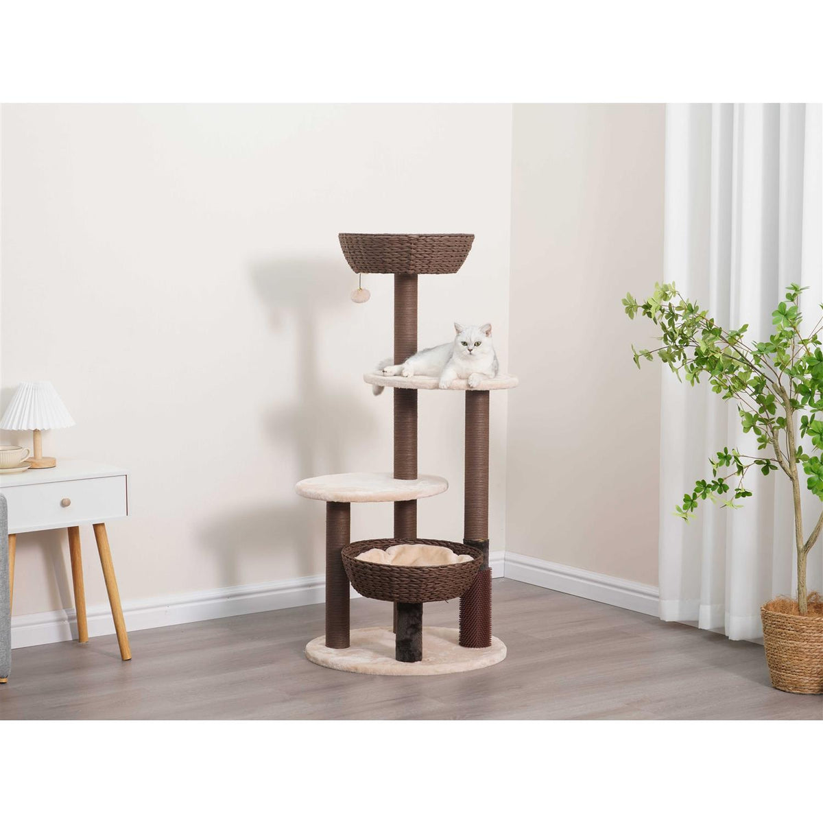 Pharaoh and Brown Cat Tree A18811
