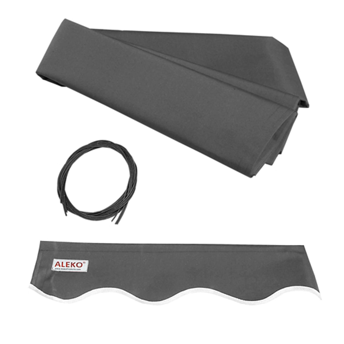Gray Retractable Patio Awning Q74971