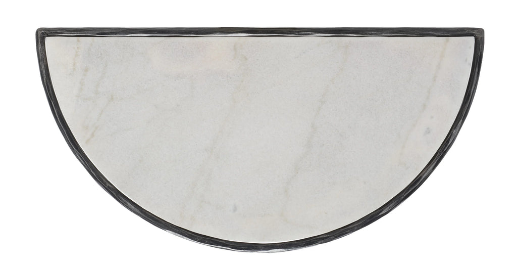 Black White Metal Console Table Y5804