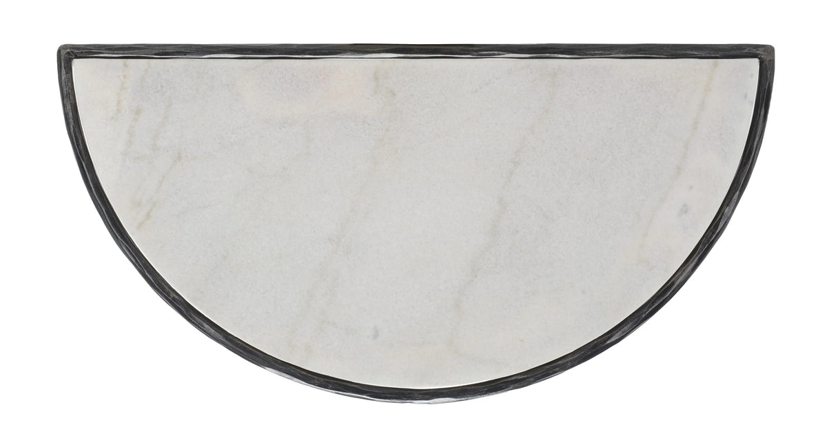 Black White Metal Console Table Y5804