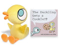 Yellow Duckling Plush and Book Set Z896029