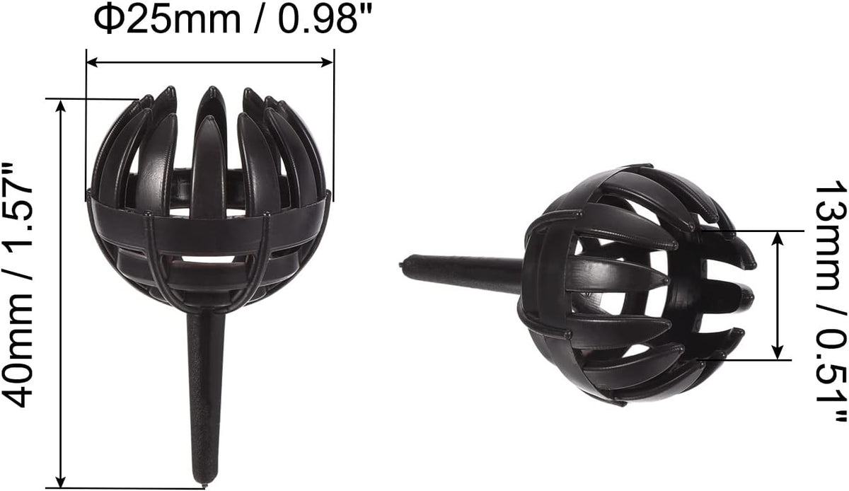 Brown 10 Pack Plastic Bonsai Planting Container D823