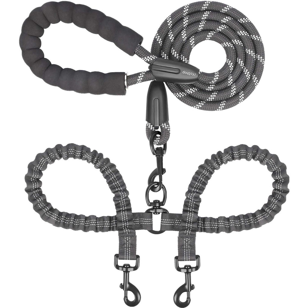 Double Dog Leash 360 Swivel No Tangle V4967