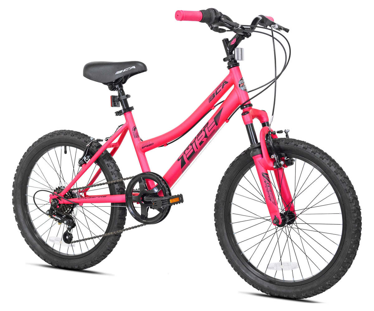 Pink Black 6-Speed Mountain Bike Q7222