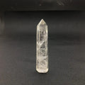 White Crystal Quartz Obelisk Wand Point 3~4.8" X60843