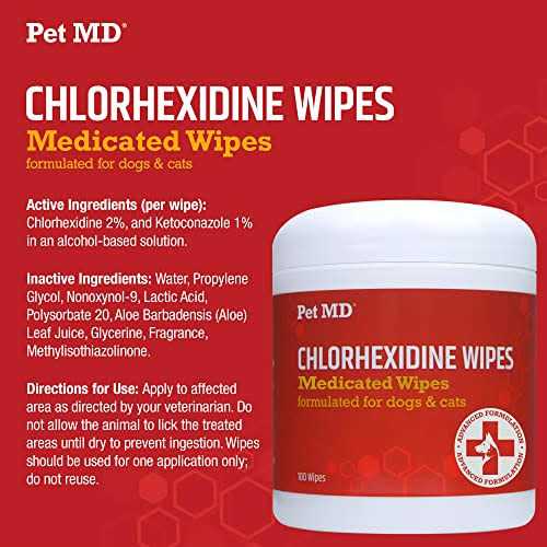 Chlorhexidine Dog & Cat Wipes S234