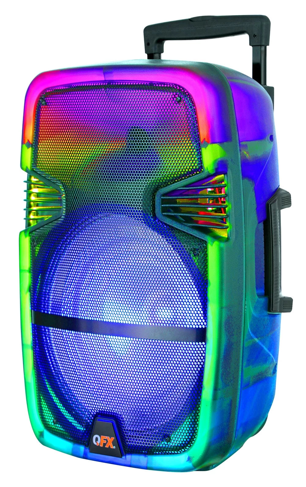 15” Portable Bluetooth Rechargeable Party Speaker with Remote V519