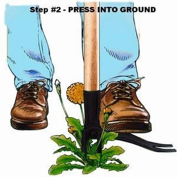 Stand Up Weed Puller Tool with Long Handle Z193