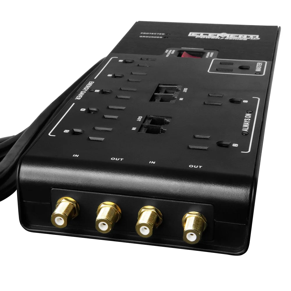 Smart Surge Protector 3600 Joules 8 Outlets 3-Prong Plug W952131