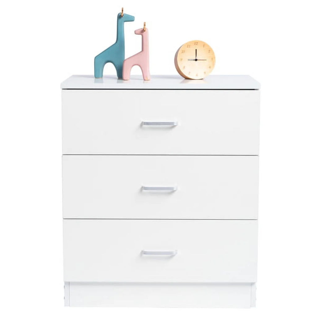 White 3-Drawer Dresser D103