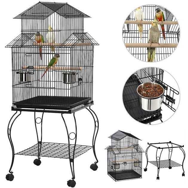 55-in Rolling Bird Cage U6539
