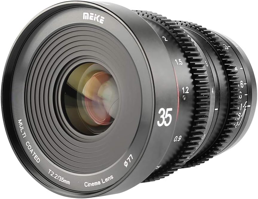 35mm T2.2 Manual Focus Cinema Lens for M43 Mount Cameras A6564