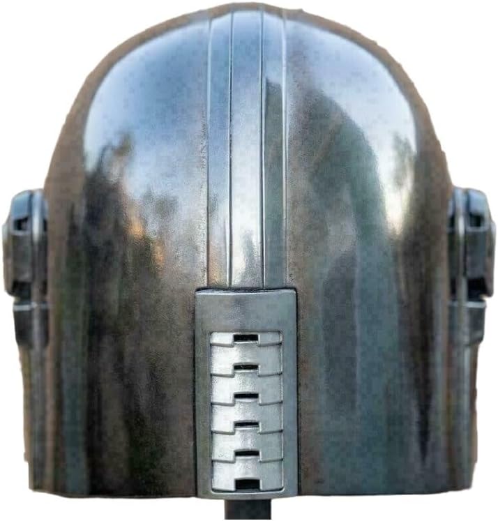 Brown Metal Helmet Mask with Liner and Chin Strap, 27 inch D868509