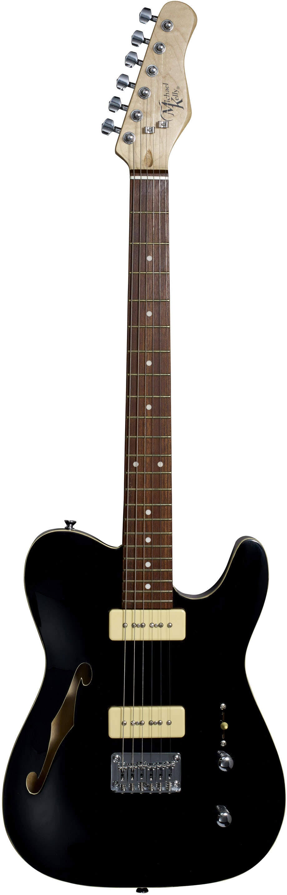 Gloss Black Thinline Electric Guitar V836381