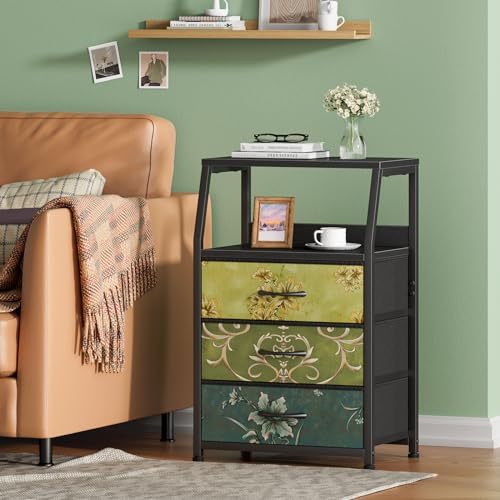 White 5 Drawer Fabric Dresser with Steel Frame Z42774