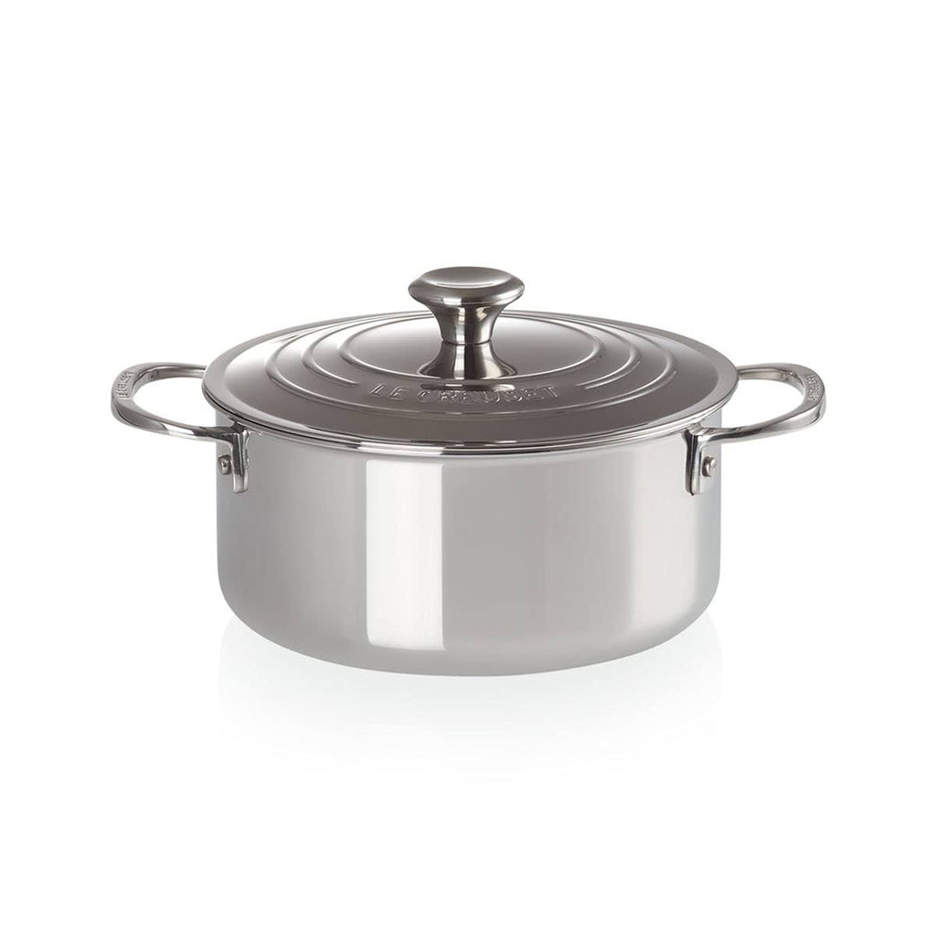 5.5 qt Stainless Steel Shallow Casserole with Lid B28069