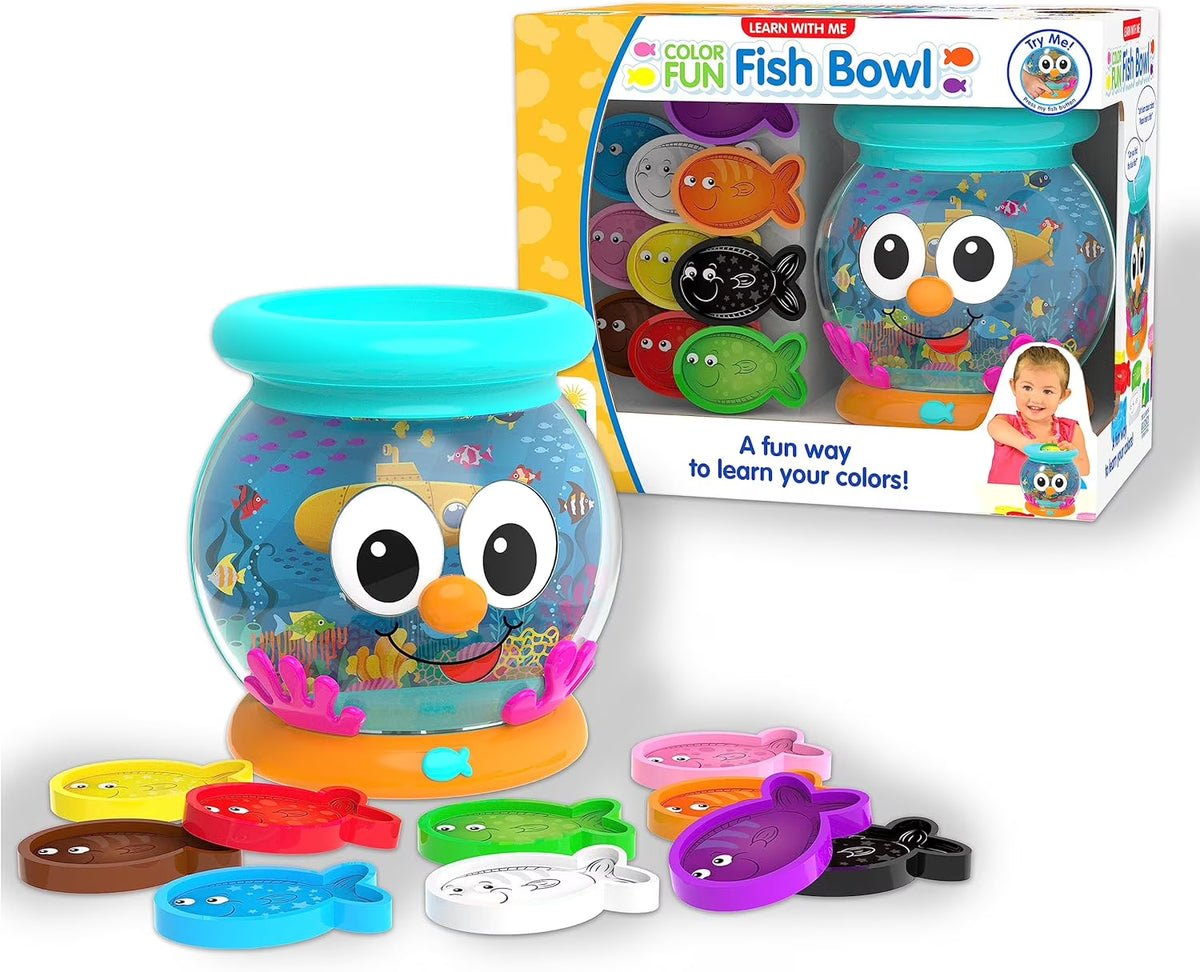 Color Fun Fish Bowl Preschool Learning Toy X46368