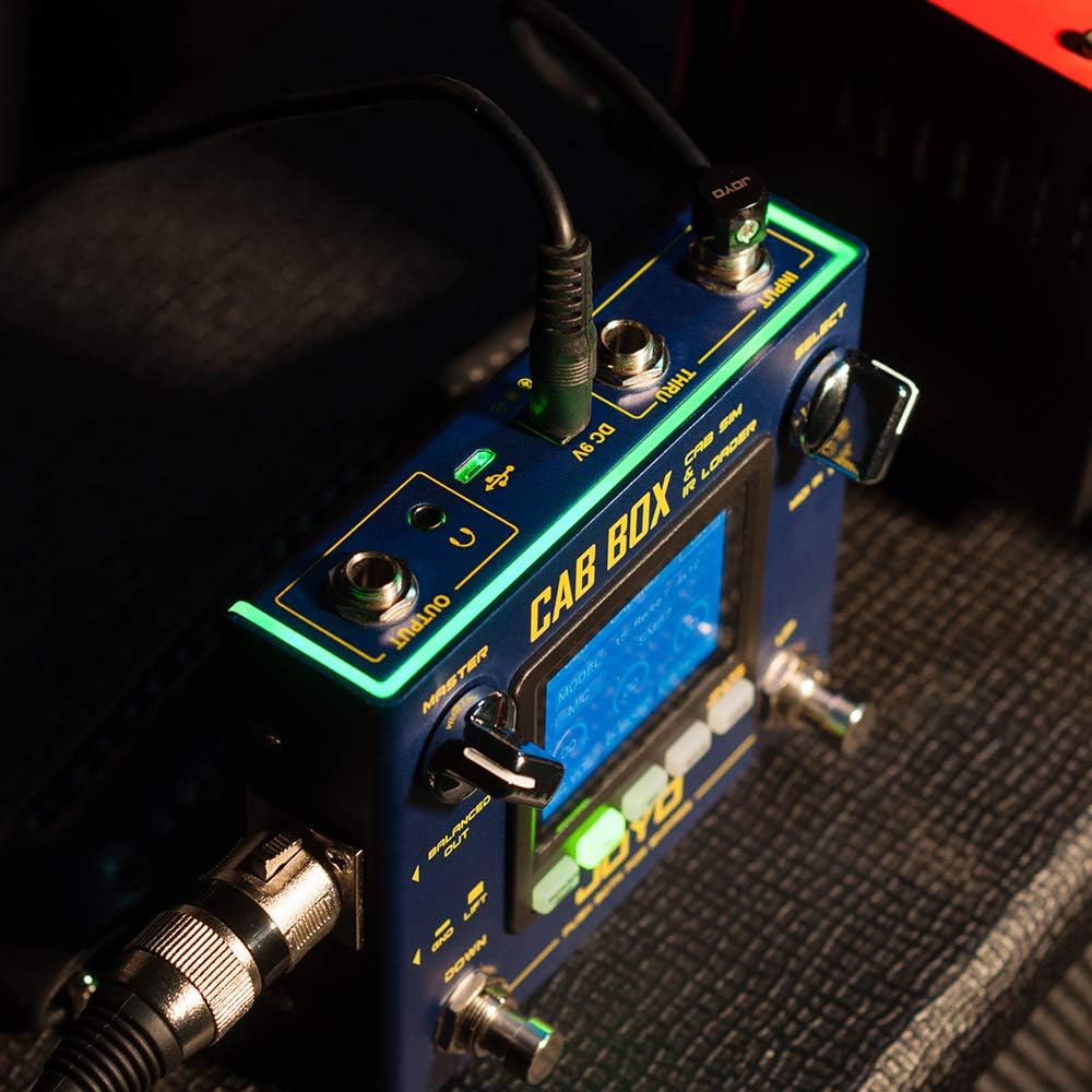 Electric Guitar & Bass Effect Pedal with Cabinet Modeling and Amp Simulator Z74115