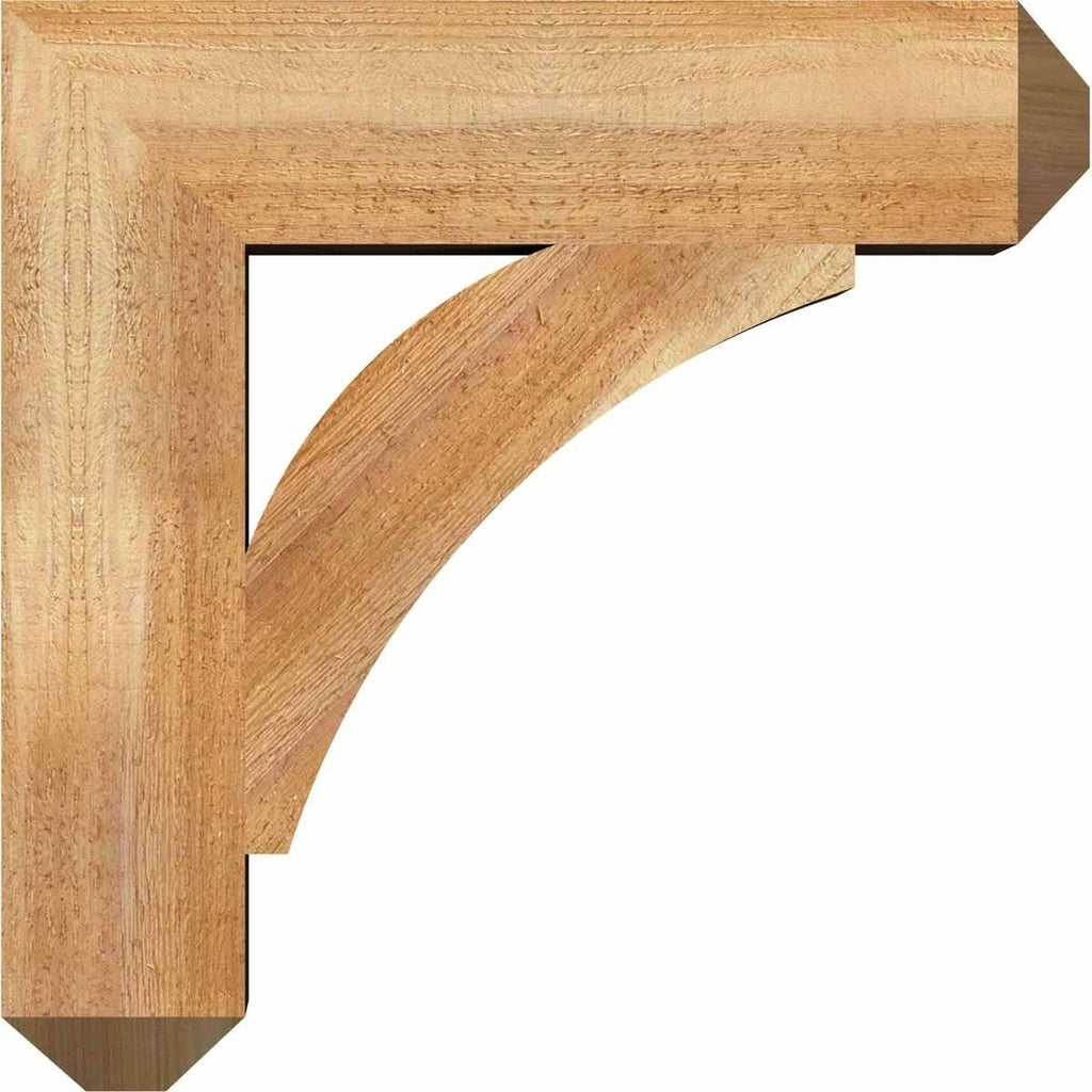 6x22W x 34x22D x 42x22H Thorton Craftsman Rough Sawn BRACKET, Western Red Cedar O3261