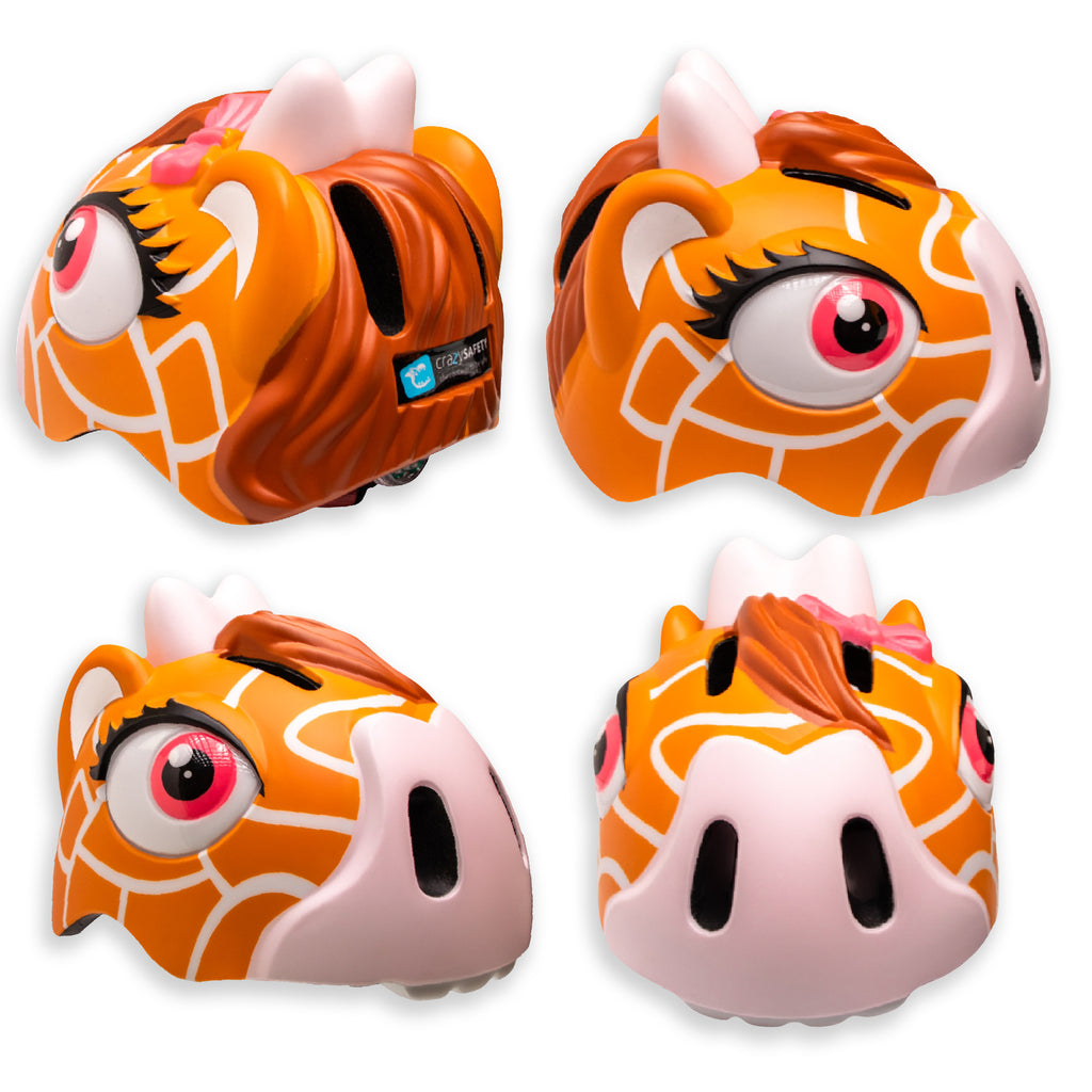 Brown Giraffe Kids Bike Helmet E453982