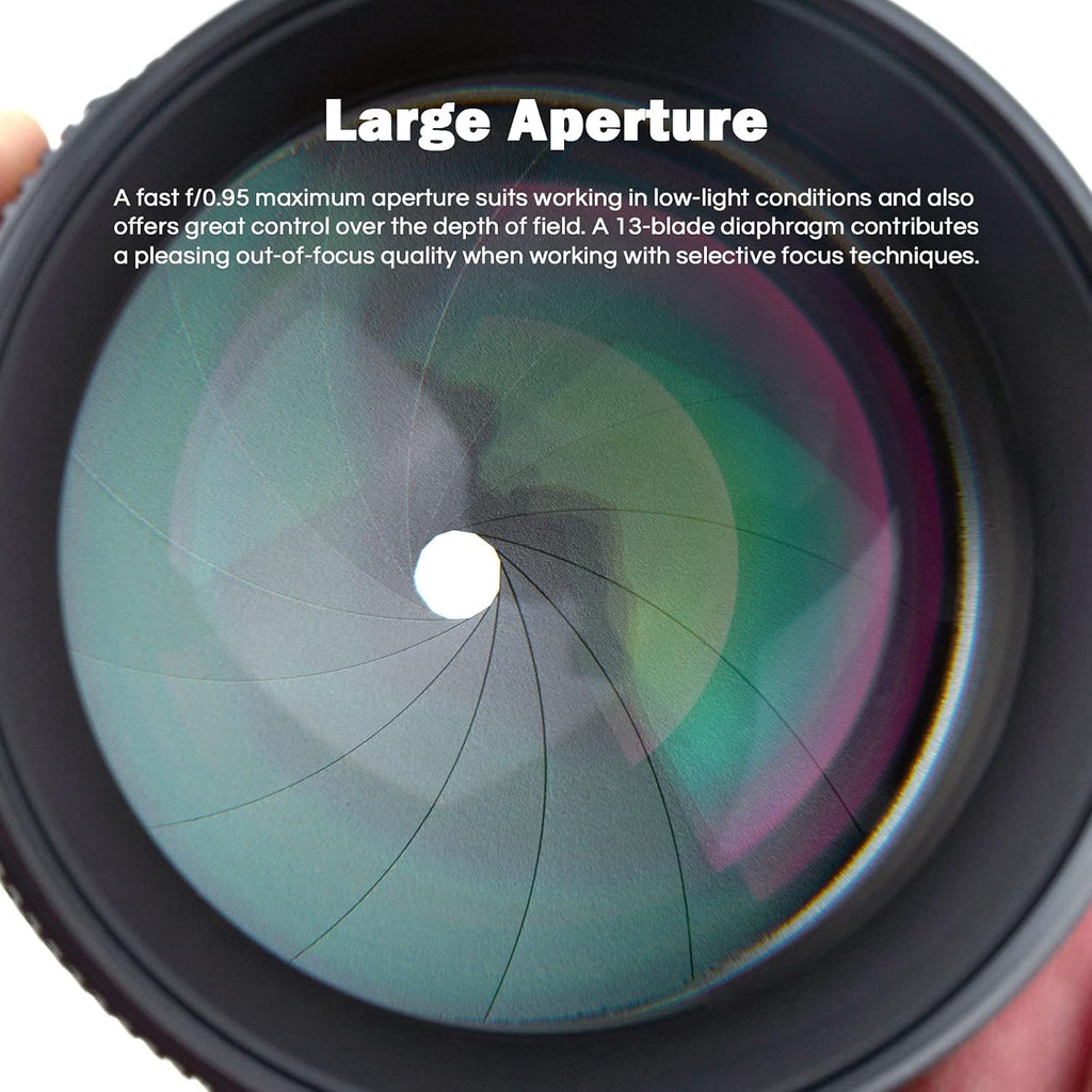 50mm F0.95 Manual Lens for Fuji X-Mount Cameras T3206