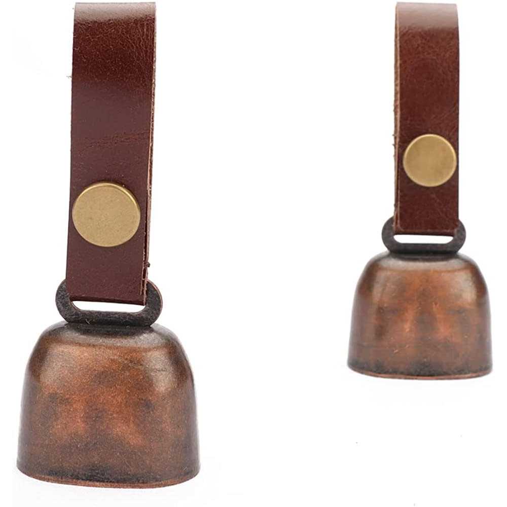 Dog Collar Bell with Leather Strap H291890