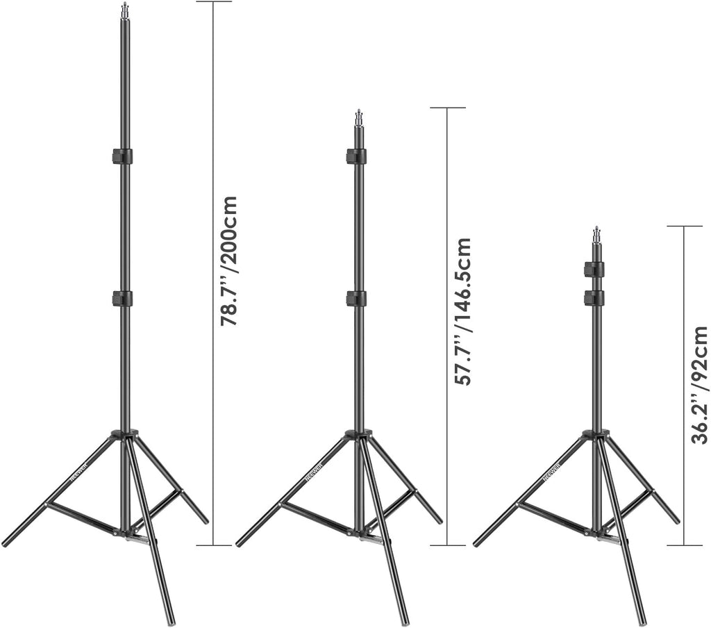 Bi-color Dimmable LED Softbox Lighting Kit with Light Stand B658
