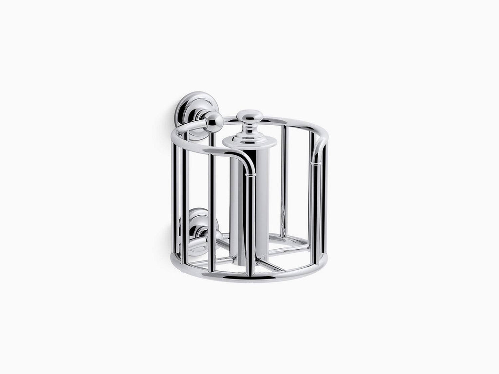 Brushed Brass Toilet Paper Carriage F332