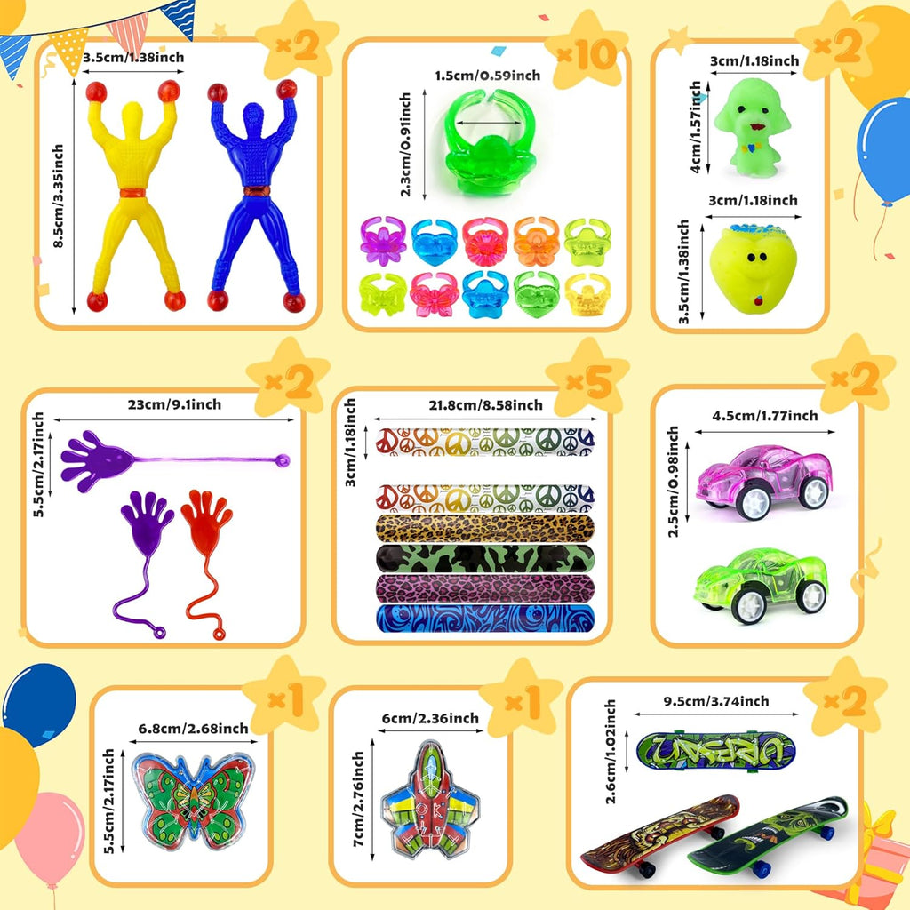 62PCS Party Favors Toy Assortment Bulk Toys J22559