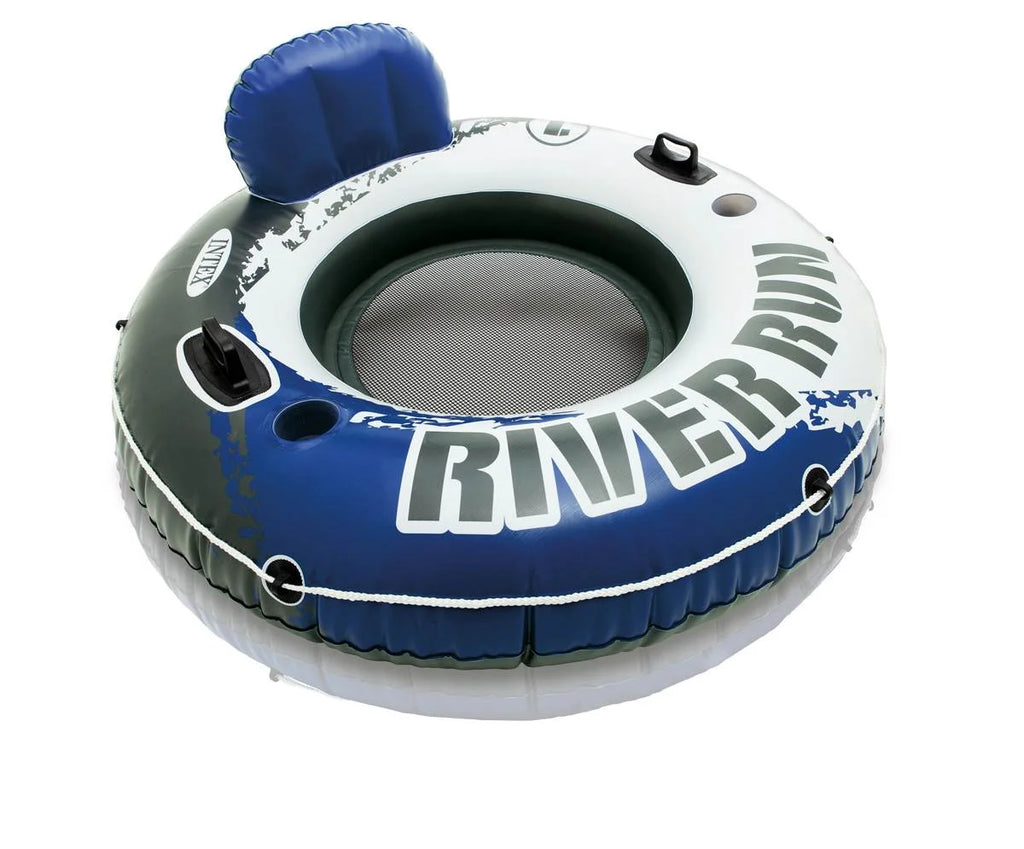 Inflatable 2 Person Float (2 Pack) + Single Tube (4 Pack) Q126