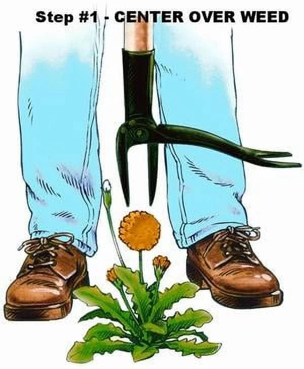 Stand Up Weed Puller Tool with Long Handle Z193