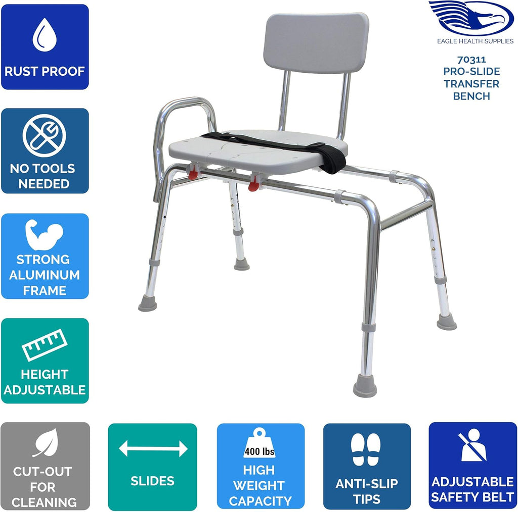 Bathtub Transfer Bench and Sliding Shower Chair S948267