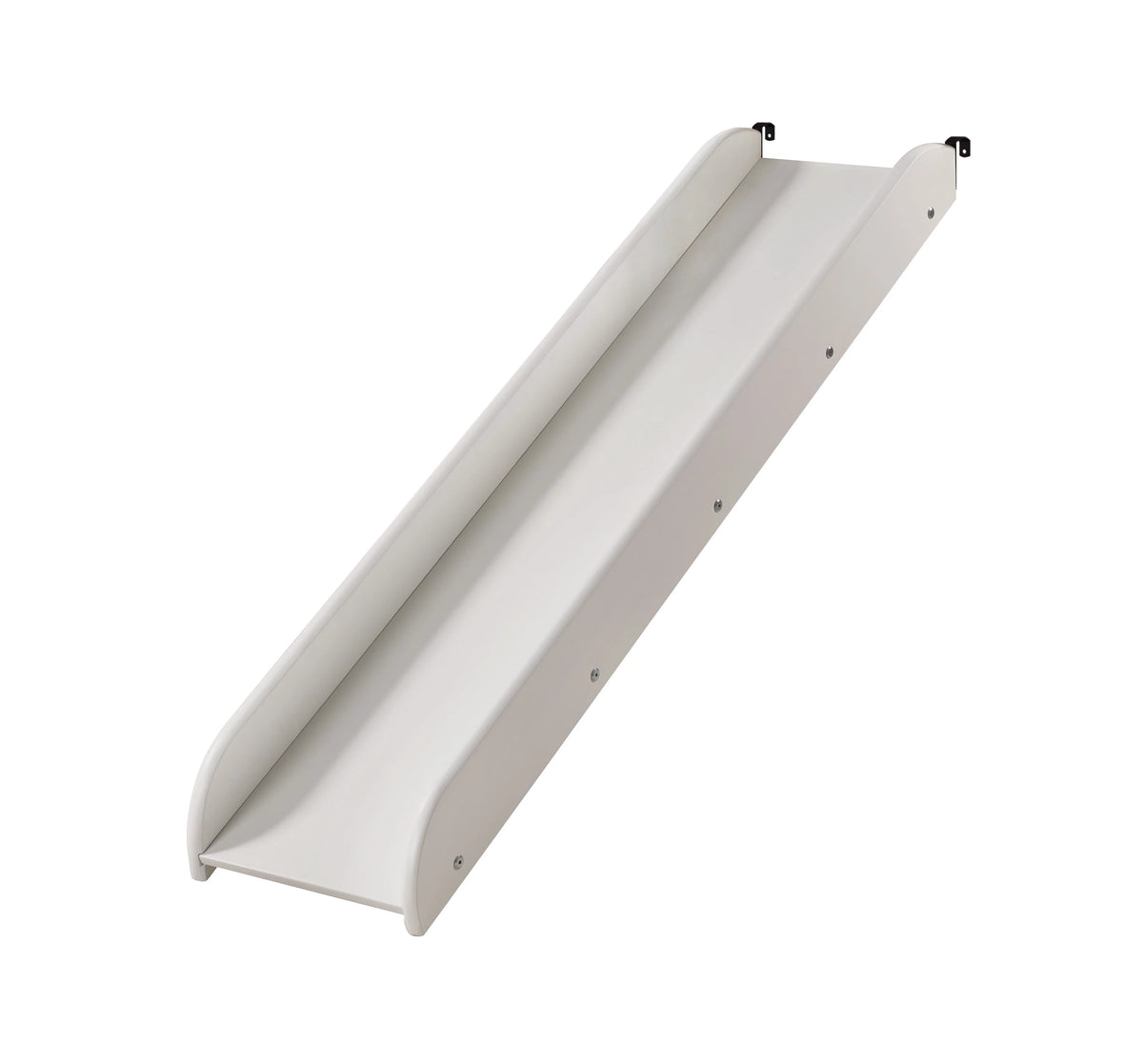White Lacquer Solid Wood Loft Bed Slide Add On F24231